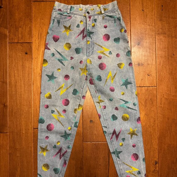 Vintage 80s/90s “Café” Denim Pants | 100% Cotton | VGUC - Picture 10 of 11